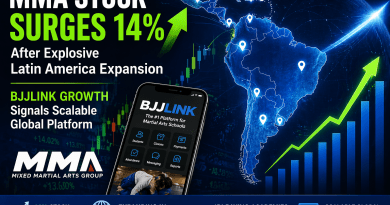 MMA Stock Surges 14% After Explosive Latin America Expansion — BJJLink Growth Signals Scalable Global Platform